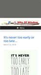 Mobile Screenshot of bitsofwisdom.org