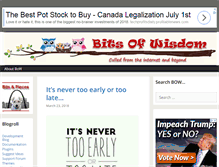 Tablet Screenshot of bitsofwisdom.org